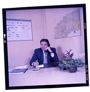 1978 Peter Heinlein gründet, in einer ehemaligen Metzgerei, die Büro- und Datentechnik Heinlein GmbH in Heilbronn
